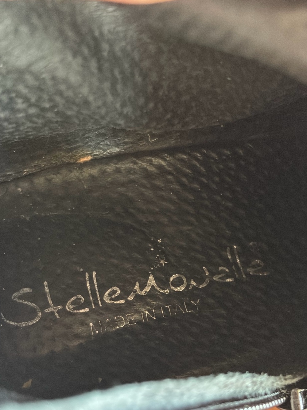 Stelle Monelle Made in Italy Black Leather Quilted Tall Riding Boots EU 39 - Picture 10 of 13